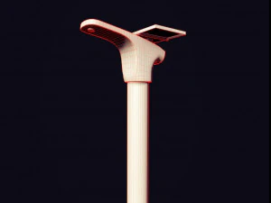 futuristic street light 3D Model