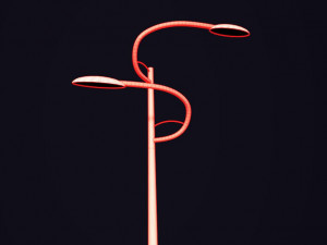 futuristic street light 3D-Modell