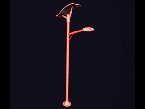 futuristic street light 3D Model