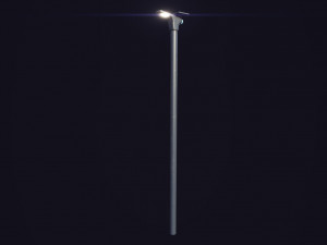 futuristic street light 3D-Modell