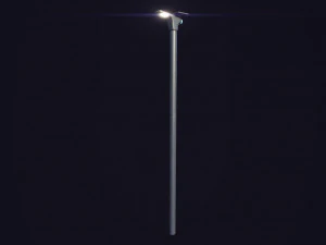 futuristic street light 3D Model