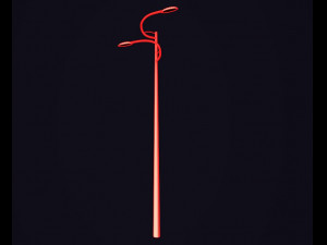 futuristic street light 3D-Modell