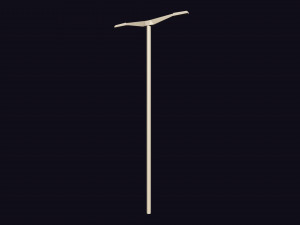 futuristic street light 3D-Modell