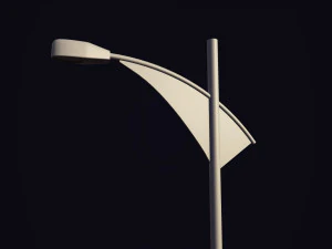 futuristic street light 3D Model