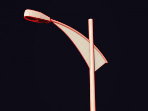 futuristic street light 3D-Modell