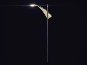 futuristic street light 3D Model