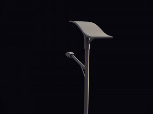 futuristic street light 3D-Modell