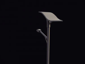 futuristic street light 3D Model