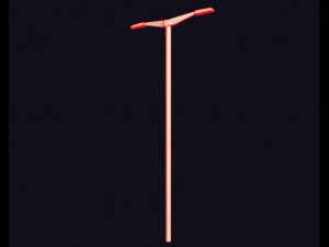 futuristic street light 3D-Modell