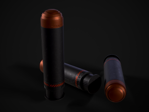 scifi bullets pack Modello 3D