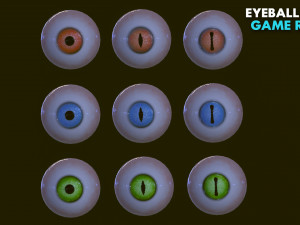Eyeballs pack 3D Model