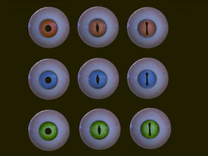 Eyeballs pack 3D Model