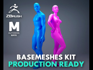 Character Basemesh Kit 3D Model