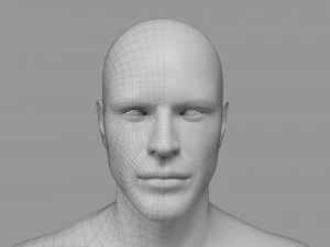 Kit de malha base de personagem Modelo 3D