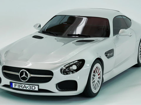 AMG GT 2015 3D Model