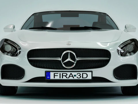 AMG GT 2015 3D Model
