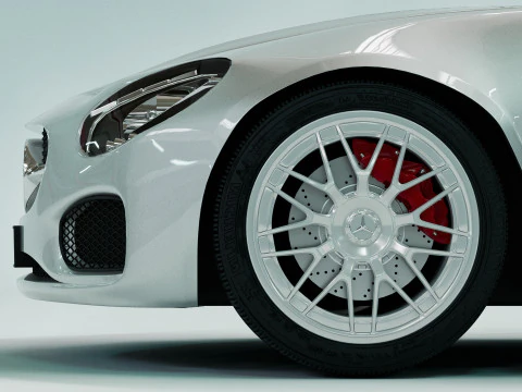 AMG GT 2015 3D Model