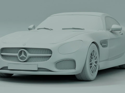 AMG GT 2015 3D Model