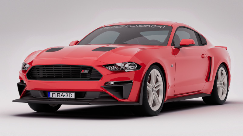 FM Roush 2019 Modelo 3D .c4d .max .obj .3ds .fbx .stl .blend 