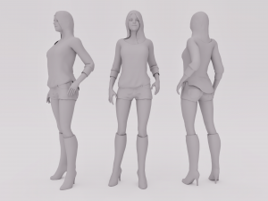 Casual People 3D Pack Vol1 3D 模型