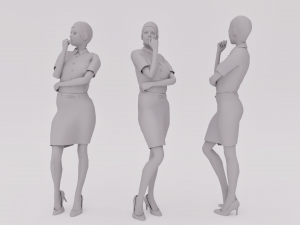 Casual People 3D Pack Vol1 3D 模型
