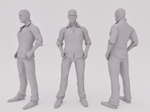 Casual People 3D Pack Vol1 3D 模型