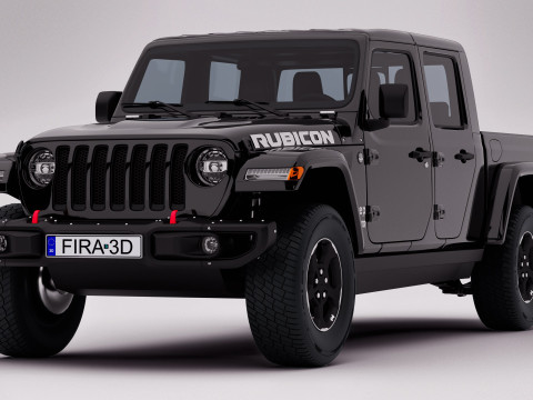 Jeep Gladiator Rubicon 3D Model