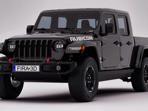 지프 글래디에이터 루비콘 3D 모델