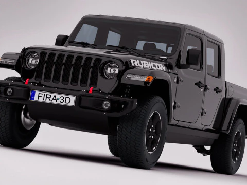 Jeep Gladiator Rubicon 3D Model
