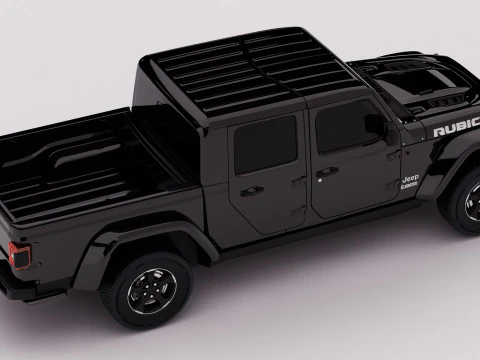 Jeep Gladiator Rubicon 3D Model