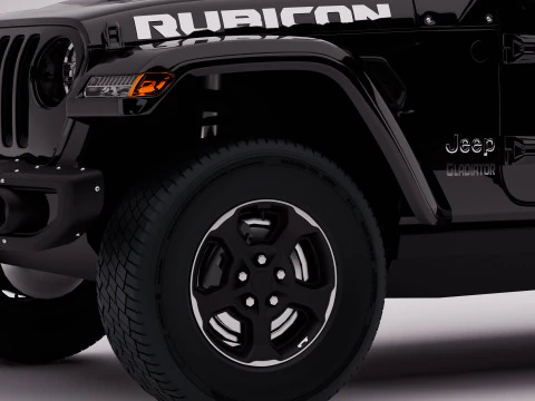 Jeep Gladiator Rubicon 3D Model