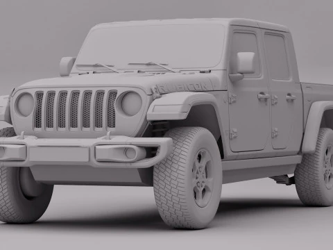 Jeep Gladiator Rubicon 3D Model