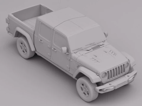 Jeep Gladiator Rubicon 3D Model