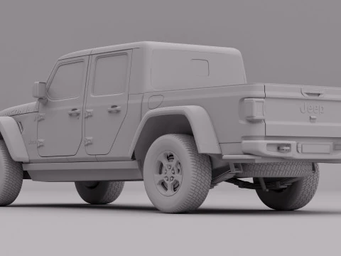 Jeep Gladiator Rubicon 3D Model