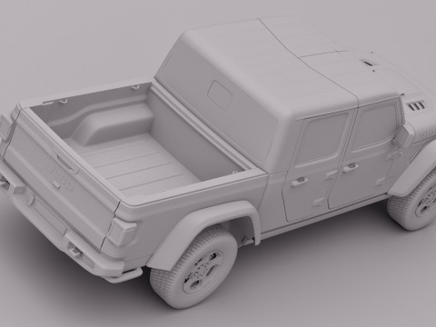 Jeep Gladiator Rubicon Model 3D