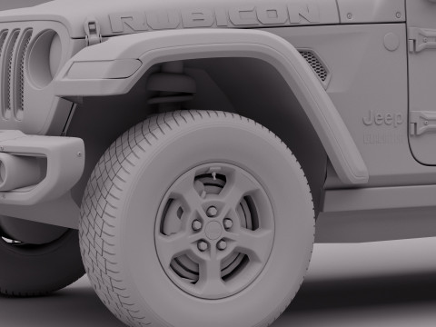 Jeep Gladiator Rubicon Model 3D