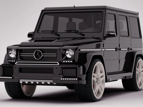 AMG G63 2018 Rigged 3D Model