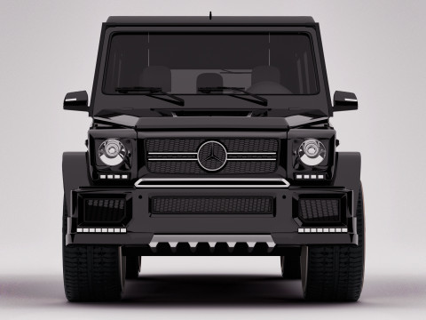 AMG G63 2018 Rigged 3D Model