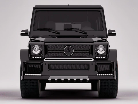AMG G63 2018 Rigged 3D Model