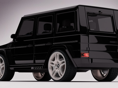 AMG G63 2018 Rigged 3D Model