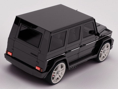 AMG G63 2018 Rigged 3D Model