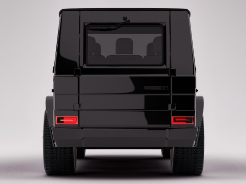 AMG G63 2018 Rigged 3D Model