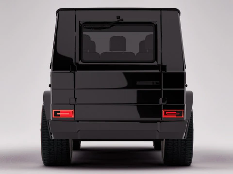 AMG G63 2018 Rigged 3D Model