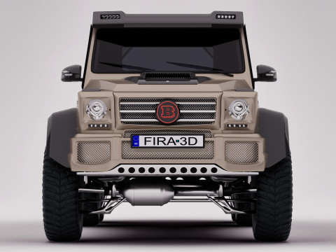 AMG G63 Brabus 6x6 2015 3D 模型