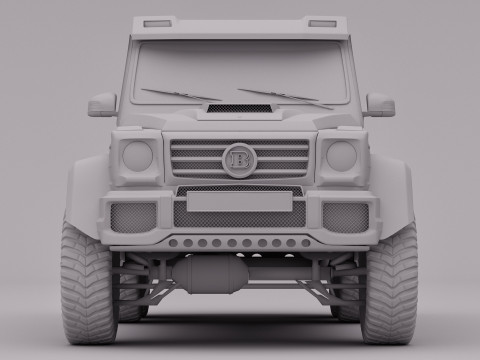 AMG G63 Brabus 6x6 2015 3D 模型