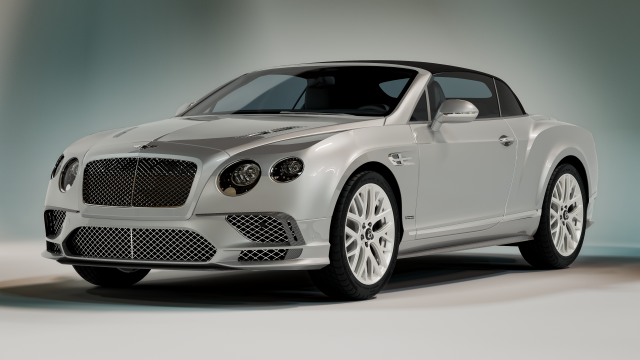 Bentley Continental Convertible 2018 3D 模型 .c4d .max .obj .3ds .fbx .stl .blend 