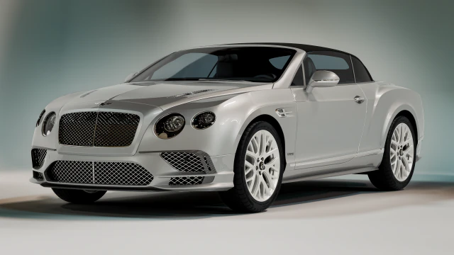 Bentley Continental Convertible 2018 3D Model .c4d .max .obj .3ds .fbx .stl .blend 