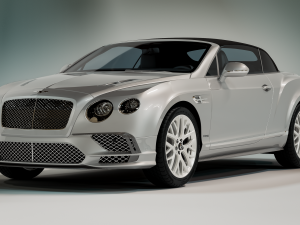 Bentley Continental Convertible 2018 3D 모델
