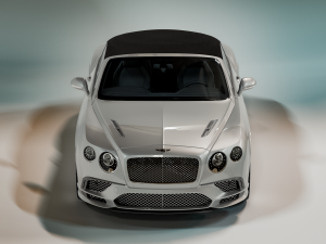 Bentley Continental Convertible 2018 3D 模型