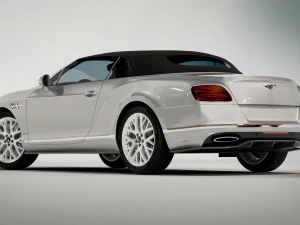 Bentley Continental Convertible 2018 3D Model